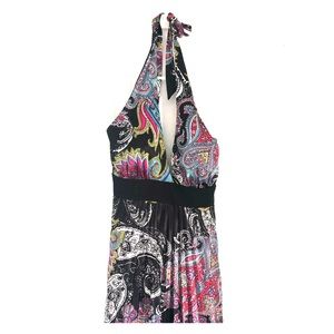 Halter top Paisley dress